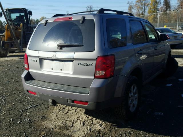 4F2CZ96178KM01164 - 2008 MAZDA TRIBUTE S GRAY photo 4