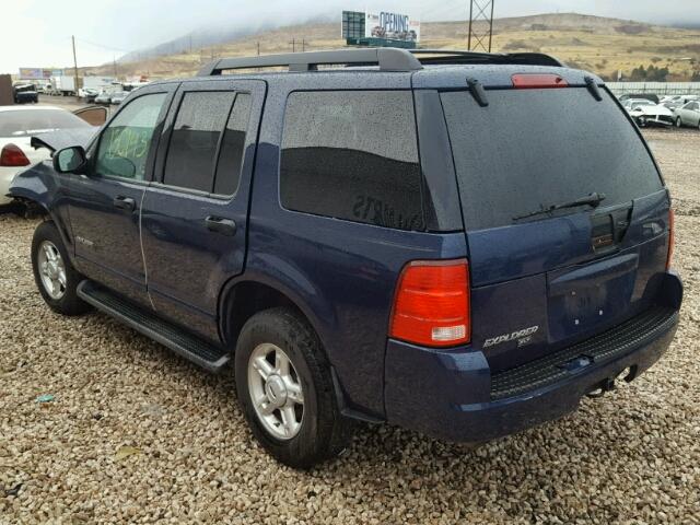 1FMZU73E65UB71391 - 2005 FORD EXPLORER X BLUE photo 3