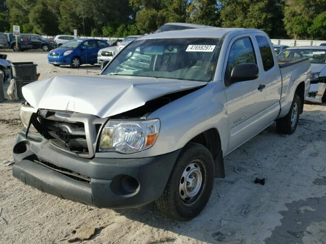 5TETX22N37Z348379 - 2007 TOYOTA TACOMA ACC GRAY photo 2