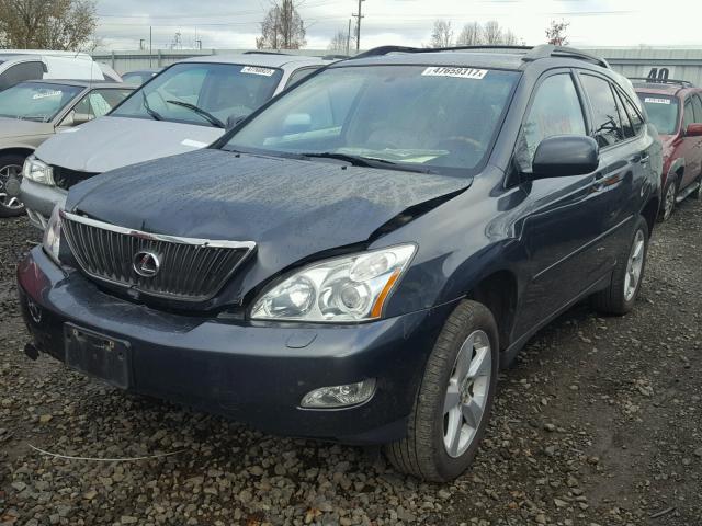 2T2HK31U37C045669 - 2007 LEXUS RX 350 BLUE photo 2