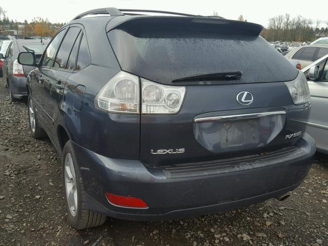 2T2HK31U37C045669 - 2007 LEXUS RX 350 BLUE photo 3