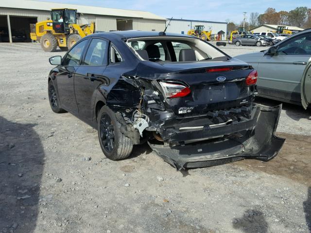 1FADP3F23GL350101 - 2016 FORD FOCUS SE BLACK photo 3