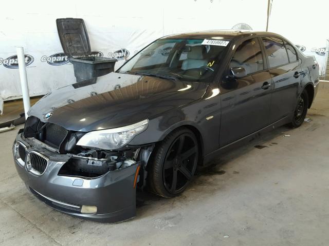 WBANW13528CZ83711 - 2008 BMW 535 I GRAY photo 2