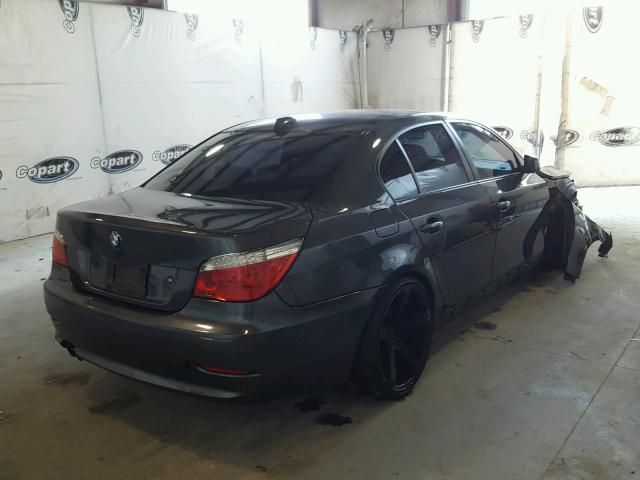 WBANW13528CZ83711 - 2008 BMW 535 I GRAY photo 4