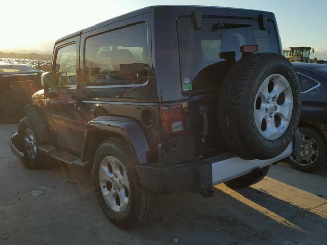 1C4GJWBG1DL560641 - 2013 JEEP WRANGLER S 蓝色 照片 3