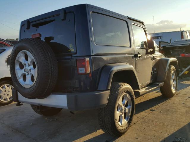 1C4GJWBG1DL560641 - 2013 JEEP WRANGLER S 蓝色 照片 4