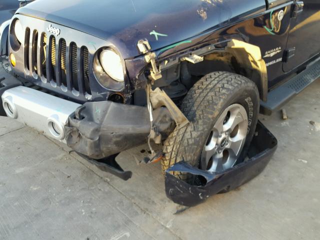 1C4GJWBG1DL560641 - 2013 JEEP WRANGLER S 蓝色 照片 9