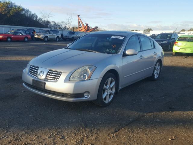 1N4BA41EX4C832351 - 2004 NISSAN MAXIMA SE GRAY photo 2