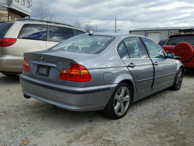 WBAEW53435PN37845 - 2005 BMW 330 XI GRAY photo 4