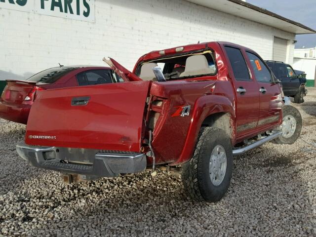 1GCDT136158109526 - 2005 CHEVROLET COLORADO MAROON photo 4