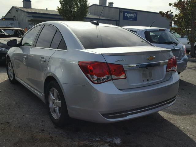 1G1PC5SB9F7106649 - 2015 CHEVROLET CRUZE LT SILVER photo 3