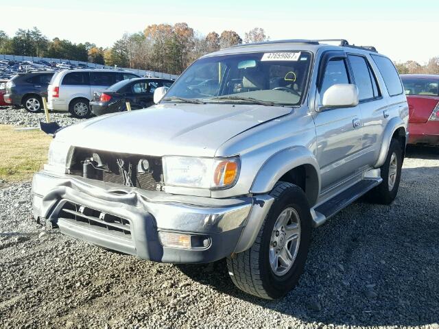 JT3HN86R210355900 - 2001 TOYOTA 4RUNNER SR SILVER photo 2