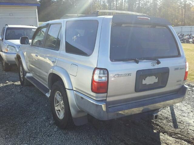 JT3HN86R210355900 - 2001 TOYOTA 4RUNNER SR SILVER photo 3