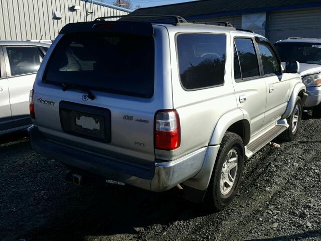 JT3HN86R210355900 - 2001 TOYOTA 4RUNNER SR SILVER photo 4