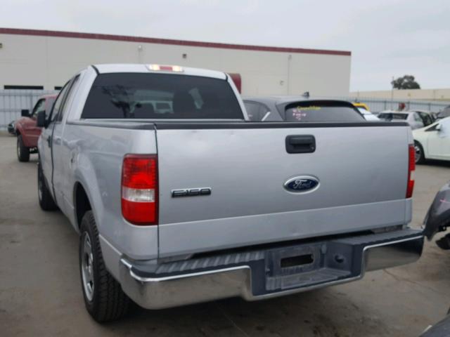 1FTRX12W05NA07664 - 2005 FORD F-150 SILVER photo 3