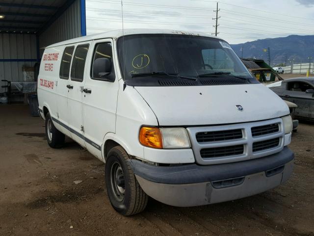 2B7HB11Y71K517075 - 2001 DODGE RAM VAN B1 WHITE photo 1