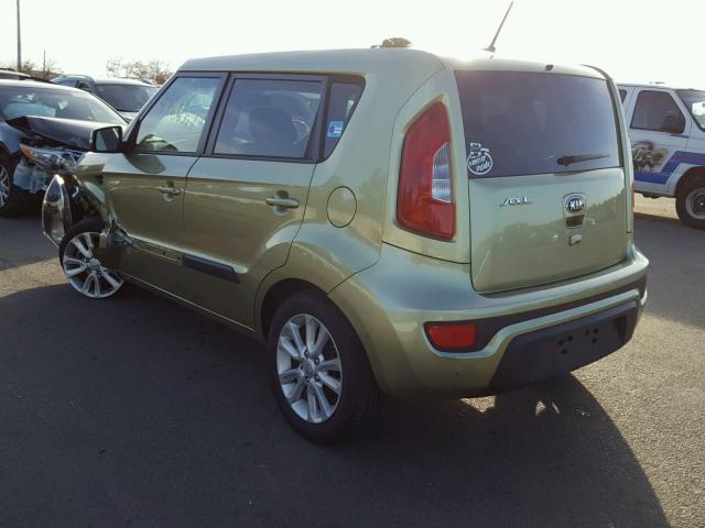 KNDJT2A66D7624702 - 2013 KIA SOUL + GREEN photo 3