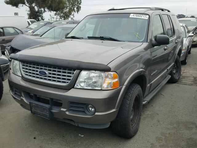 1FMDU75W72ZC96530 - 2002 FORD EXPLORER L BEIGE photo 2