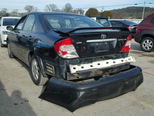 4T1BE30K63U155187 - 2003 TOYOTA CAMRY LE BLACK photo 3