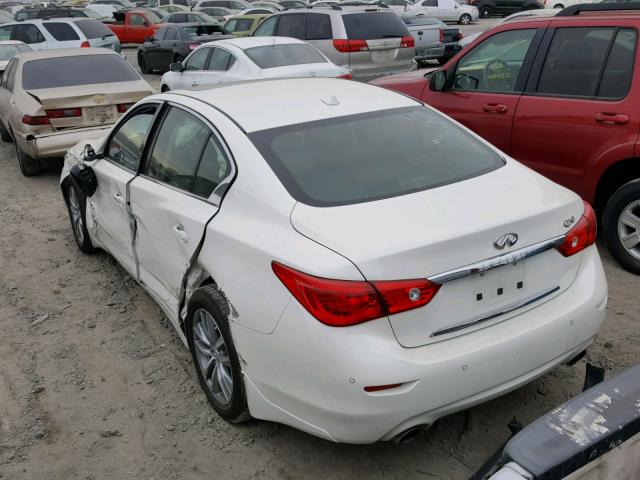 JN1CV7AP4GM202915 - 2016 INFINITI Q50 BASE WHITE photo 3