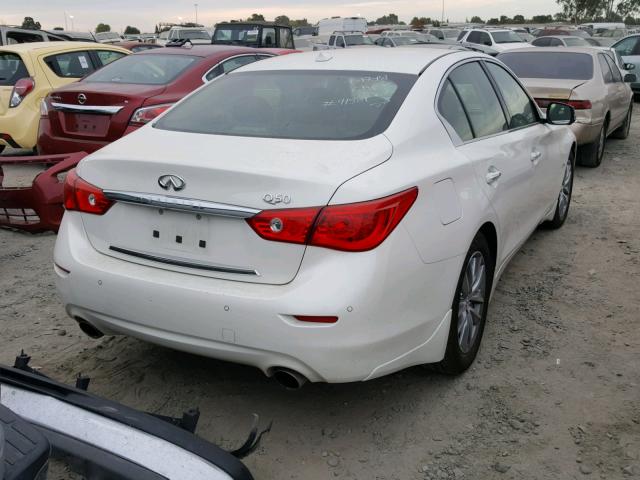 JN1CV7AP4GM202915 - 2016 INFINITI Q50 BASE WHITE photo 4