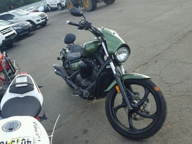 JYAVP33E9FA012060 - 2015 YAMAHA XVS1300 CU GREEN photo 1