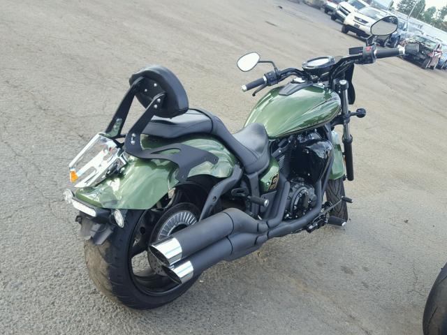 JYAVP33E9FA012060 - 2015 YAMAHA XVS1300 CU GREEN photo 4