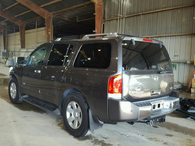 5N1AA08AX6N737972 - 2006 NISSAN ARMADA SE GRAY photo 3