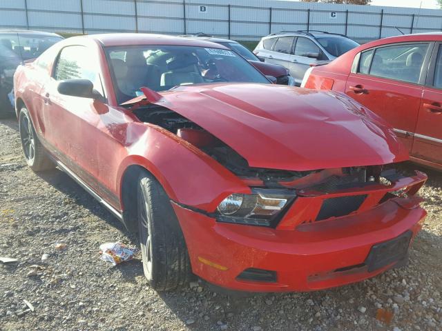 1ZVBP8AM6B5120621 - 2011 FORD MUSTANG RED photo 1