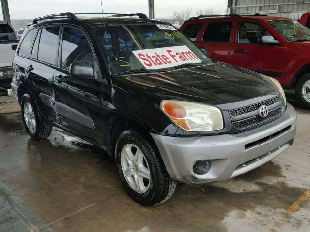 JTEGD20V640022967 - 2004 TOYOTA RAV4 BLACK photo 1