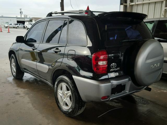 JTEGD20V640022967 - 2004 TOYOTA RAV4 BLACK photo 3