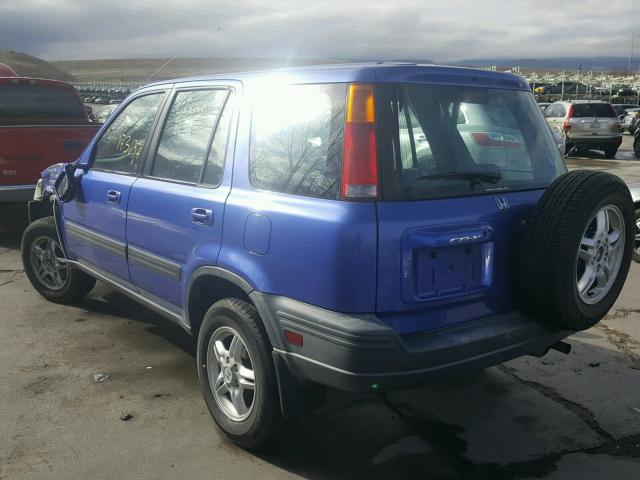 JHLRD18671C025734 - 2001 HONDA CR-V EX BLUE photo 3