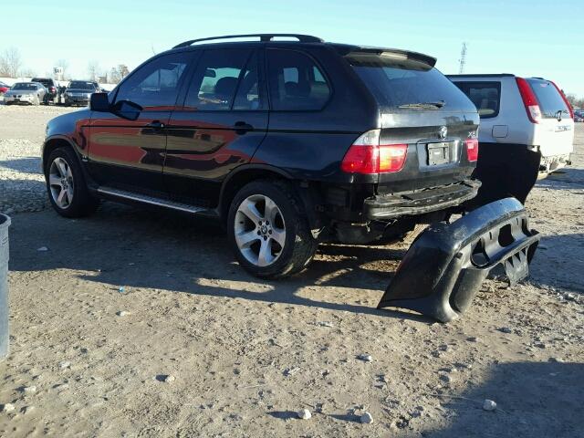 5UXFB53564LV09893 - 2004 BMW X5 4.4I BLACK photo 3