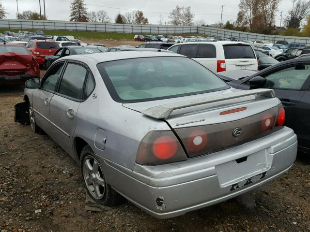 2G1WH52K749403511 - 2004 CHEVROLET IMPALA LS SILVER photo 3