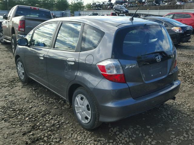 JHMGE8G34CC035933 - 2012 HONDA FIT Темно-сірий фото 3