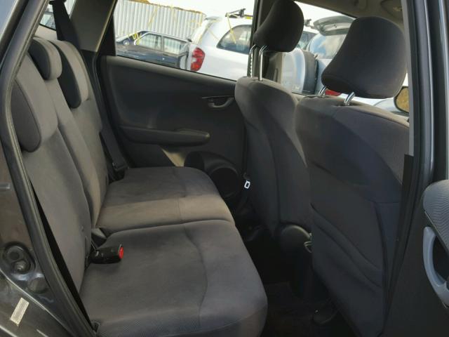 JHMGE8G34CC035933 - 2012 HONDA FIT Темно-сірий фото 6