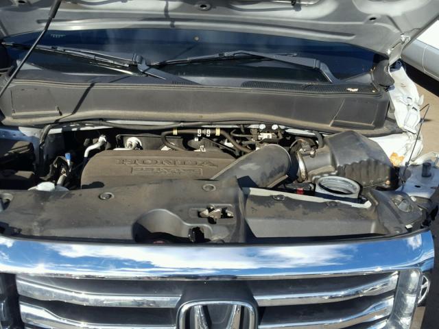 5FNYF4H52CB031460 - 2012 HONDA PILOT EXL SILVER photo 7