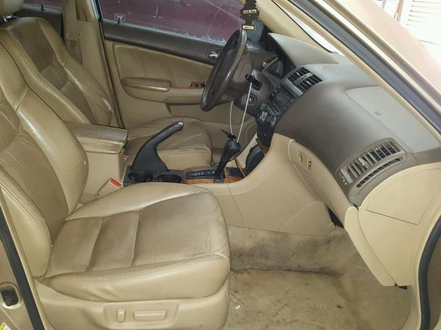 1HGCM66505A045269 - 2005 HONDA ACCORD EX GOLD photo 5