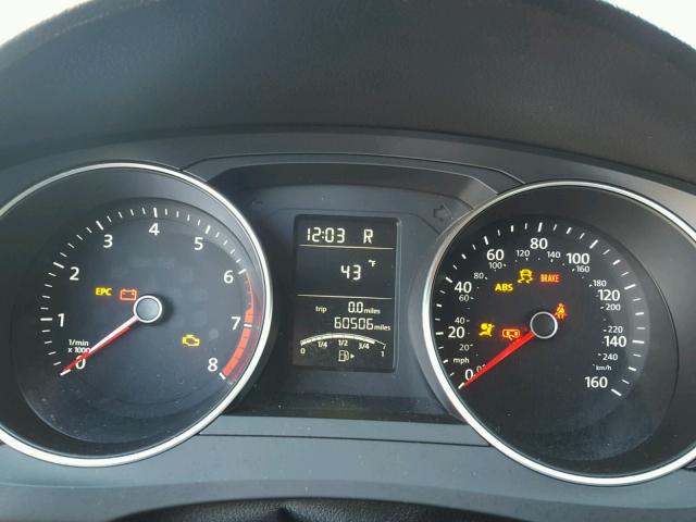 3VW2K7AJ8FM267764 - 2015 VOLKSWAGEN JETTA BASE 黑色 照片 8