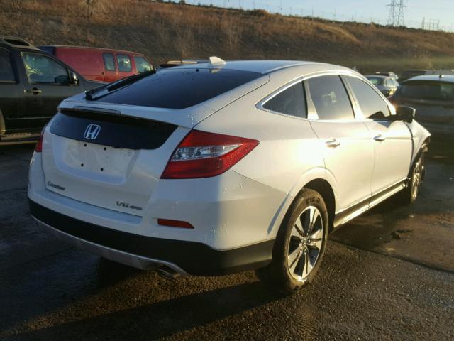 5J6TF2H59EL001946 - 2014 HONDA CROSSTOUR WHITE photo 4