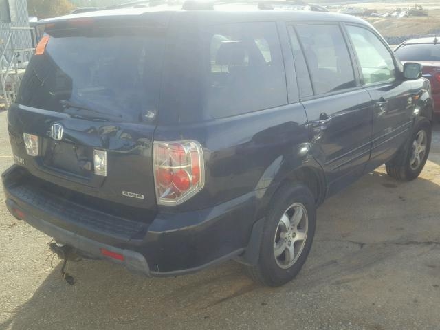 5FNYF18798B033486 - 2008 HONDA PILOT EXL BLACK photo 4