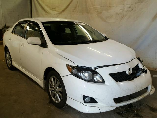 2T1BU4EE9AC247257 - 2010 TOYOTA COROLLA BA WHITE photo 1