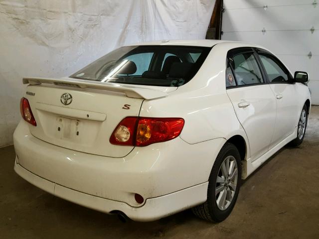 2T1BU4EE9AC247257 - 2010 TOYOTA COROLLA BA WHITE photo 4