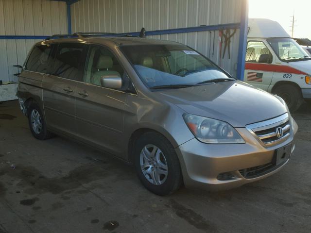 5FNRL38766B418249 - 2006 HONDA ODYSSEY EX TAN photo 1