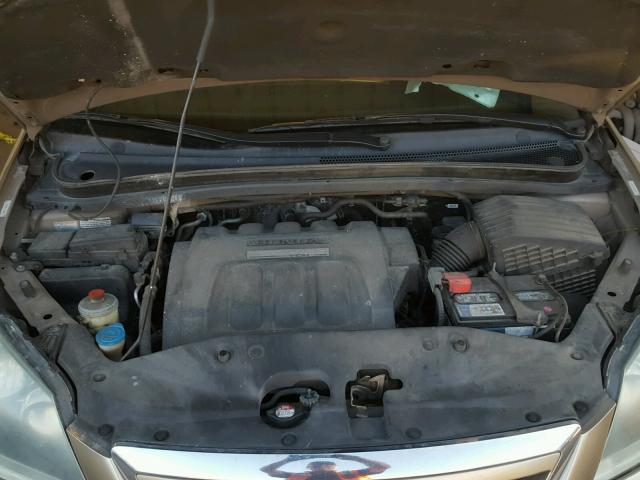 5FNRL38766B418249 - 2006 HONDA ODYSSEY EX TAN photo 7