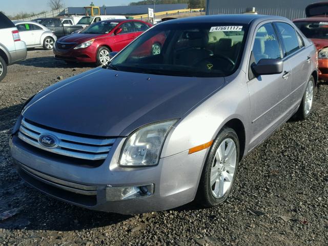 3FAHP08Z37R122966 - 2007 FORD FUSION SEL GRAY photo 2