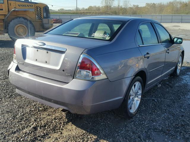 3FAHP08Z37R122966 - 2007 FORD FUSION SEL GRAY photo 4