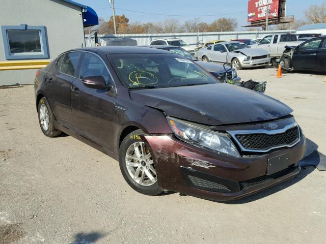 KNAGM4A76B5070434 - 2011 KIA OPTIMA LX MAROON photo 1