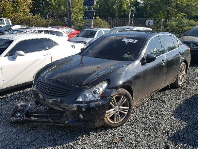 JN1CV6ARXBM411273 - 2011 INFINITI G37 BLACK photo 2