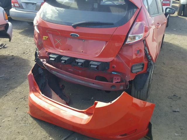 3FADP4GX5EM236497 - 2014 FORD FIESTA ST RED photo 9